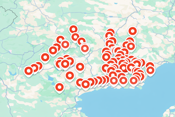 Mapa con las ubicaciones de urbex en Castilla-La Mancha